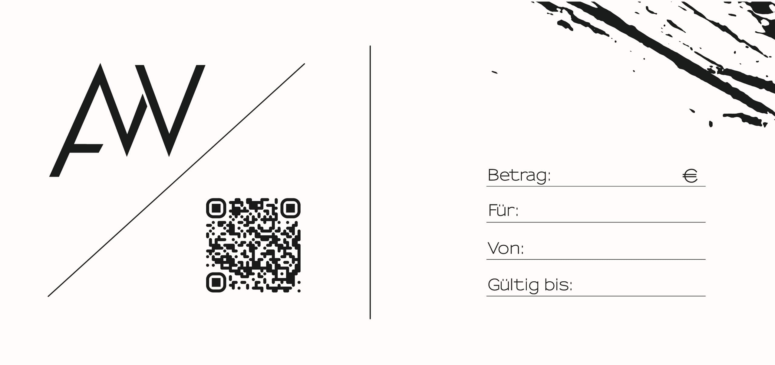 Gutscheindesign // A.W. Ink